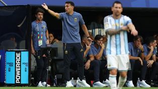 Lionel Scaloni: El equipo nunca bajó los brazos.