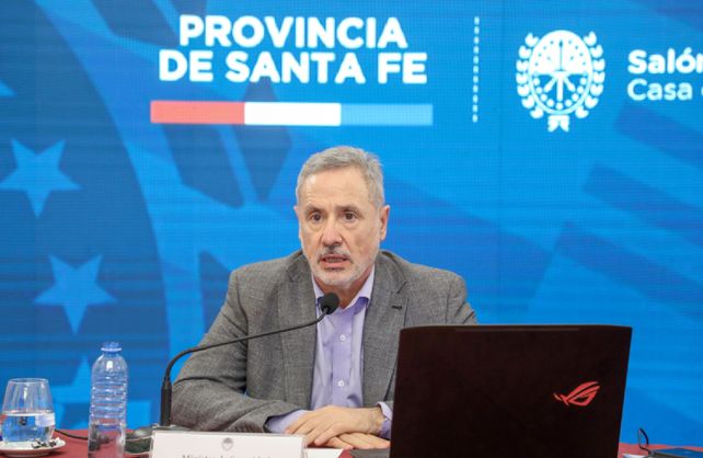 El Ministro de Seguridad Marcelo Saín