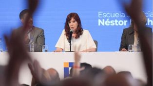 La vicepresidenta Cristina Kirchner.