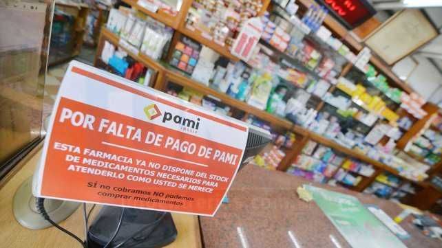 Farmacias cortaron prestaciones a afiliados de Pami