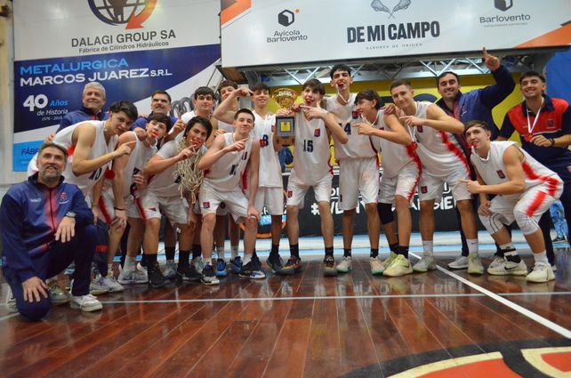 Otro logro de la Asociación Rosarina de Básquet. Esta vez con el U17 masculino.