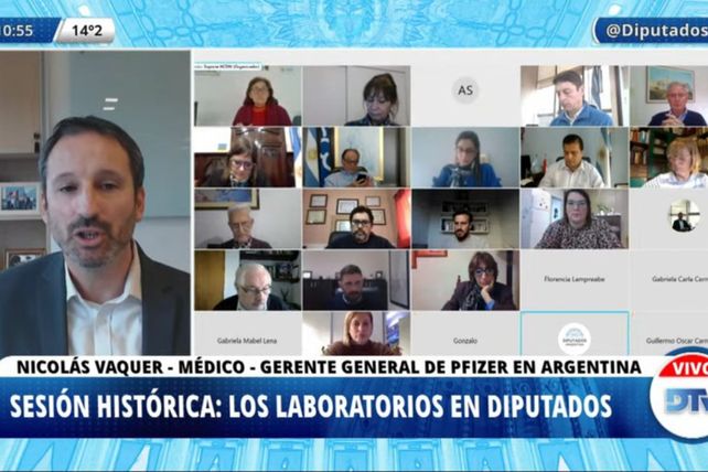 SESIÓN. El gerente general de Pfizer Argentina