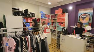 El salón de ventas en calle Uruguay 274.&nbsp;