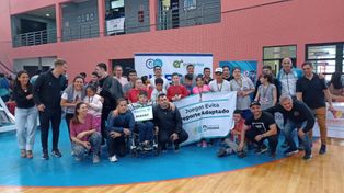 El deporte adaptado presente en los Juegos Evita.