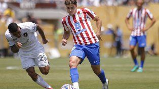 Julián Álvarez fue titular en el Atlético Madrid.