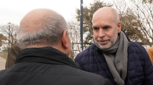 De campaña en Rosario camino a las Paso del 13 de agosto, Horacio Rodríguez Larreta presentó propuestas sobre seguridad acompañado de Maximiliano Pullaro.&nbsp;