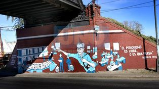En el Día del Periodista, se inauguró un mural en homenaje a Rodolfo Walsh