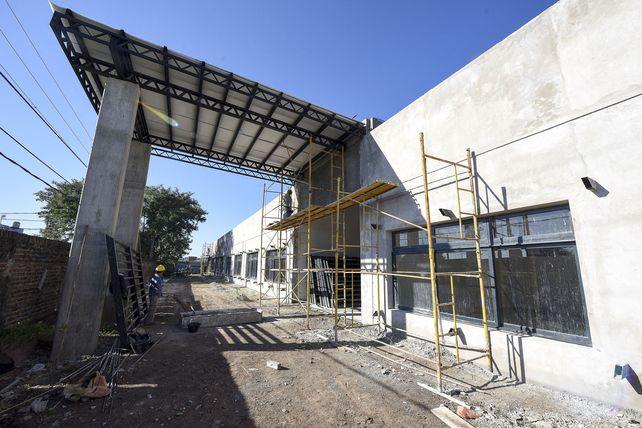El ingreso del nuevo edificio.&nbsp;