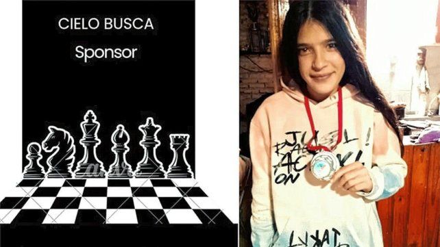 La entrerriana Cielo Martínez vende empanadas para participar en un torneo de ajedrez.