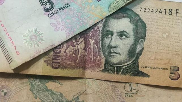 El billete de cinco pesos saldrá de circulación el próximo 1º de febrero.&nbsp;
