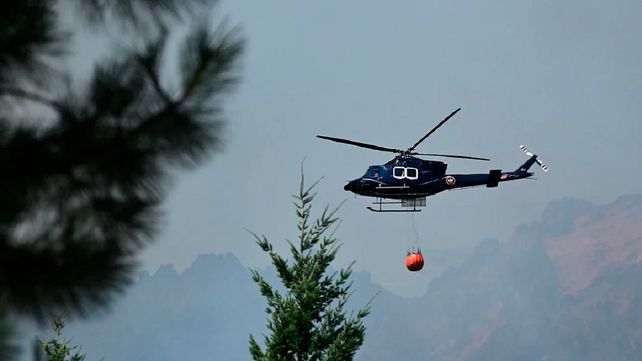 Siete muertos al caer un helicóptero de control de incendios forestales en San Juan.&nbsp;