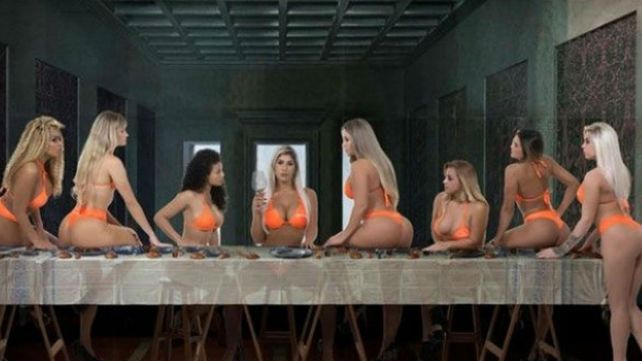 La foto que disparó la polémica en Brasil. 