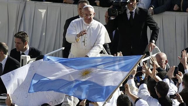El Papa añoró la época en la que iba con su familia a la cancha.