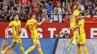 Girona superó como visitante 2-0 a Sevilla, con otro gol del mendocino Valentín Taty Castellanos.