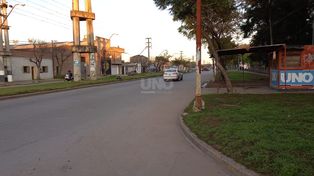 El lugar del accidente fatal en la ciudad de Santa Fe.&nbsp; Los otros accidentes fueron en Recreo Sur y Laguna Paiva