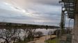 comienzo de semana en la ciudad de santa fe con un lunes gris y algunos rayos del sol asomando