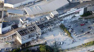 Japón: un terremoto provocó una explosión en un centro comercial