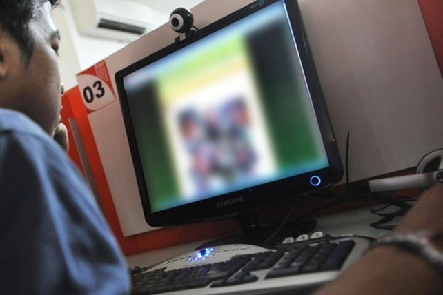 demencial. El material era difundido por internet.