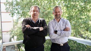 El presidente de Pilay, Gonzalo Crespi junto al CEO de la empresa, Martín Prez.