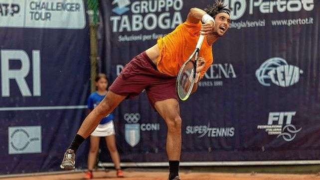 Thiago Tirante busca llegar a la final del Challenger de tenis de Barletta. 