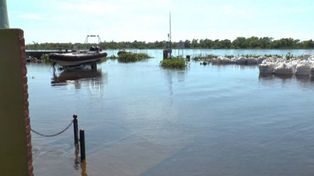 El río baja en Reconquista pero se espera un nuevo pico en febrero