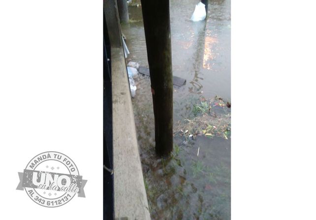 Terrible temporal de lluvia y viento generó graves destrozos en Paraná
