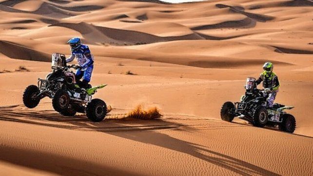 El argentino Manuel Andújar mantuvo su ventaja en quads al completarse la parte más dura del Rally Dakar.