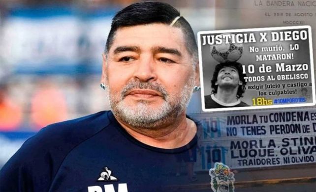 Marcha. En el Obelisco también habrá un reclamo por la muerte del Diez