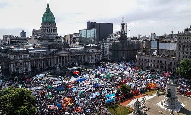 La movilización llegará hasta el Congreso de la Nación.&nbsp;