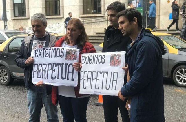 Los familiares de Juan Cruz pidieron que el asesino sea condenado a perpetua en numerosas marchas.