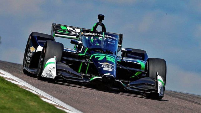 Canapino quedó 21º en el primer entrenamiento del IndyCar