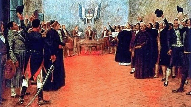 Aduana halló un impreso de la Declaración de Independencia