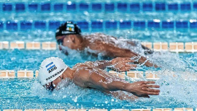 Nicolás De Ferrari de Unión de Santa Fe logró marca Panamericana en los 200 metros mariposa.