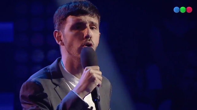 Emocionante versión de Aleluya de un cantante no vidente en La Voz Argentina