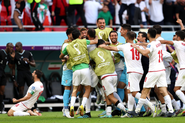 Irán logró una agónica y justificada victoria ante Gales en Qatar