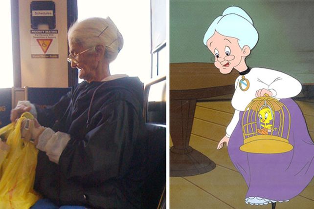 Personas, animales y objetos que son similares entre sí