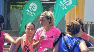 Delfina Merino regresó a Santa Fe para brindar un campus en El Quillá.