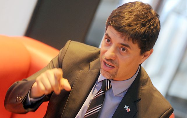 Activo. Marcelo Díaz Díaz tiene 44 años y una vasta carrera como político. Fue dos veces diputado (hasta 2014) por la coalición que hoy gobierna Chile.