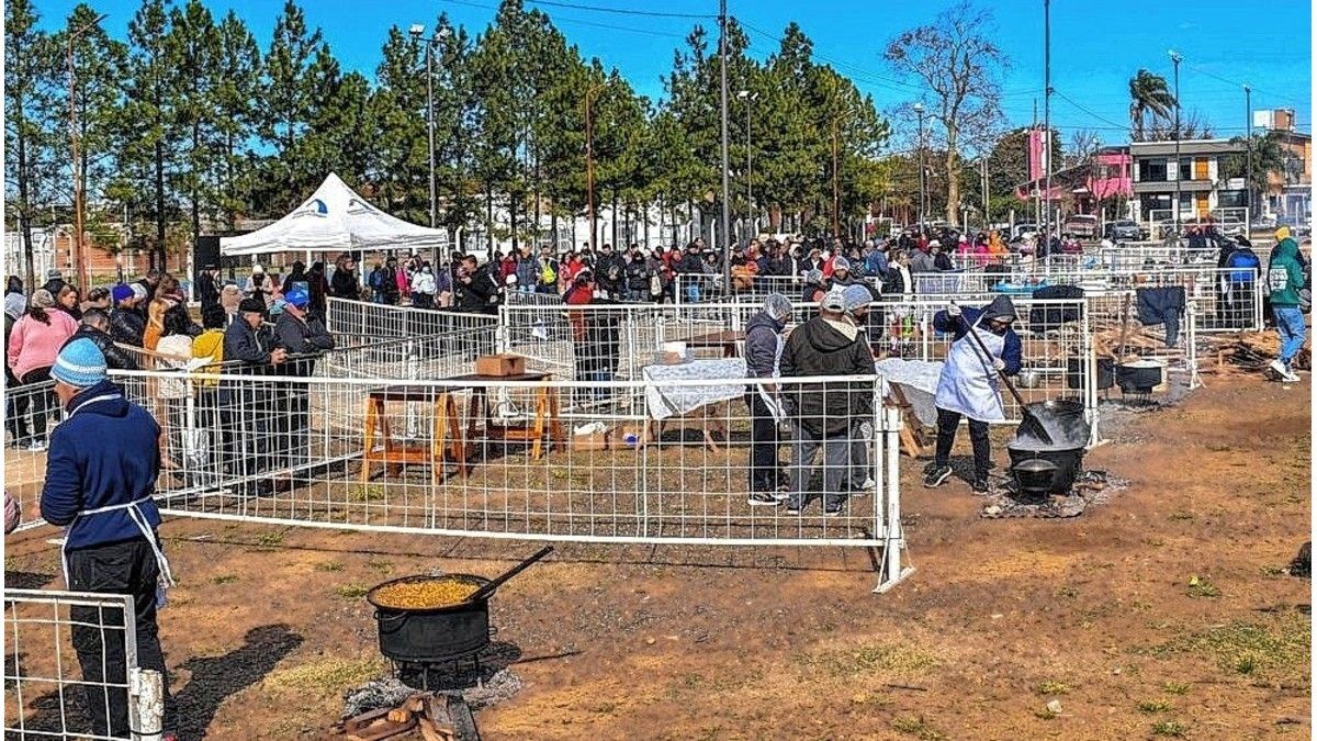 En Chajarí se preparan para el concurso del locro del 9 de julio