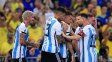 los jugadores argentinos, en shock tras el anuncio de scaloni