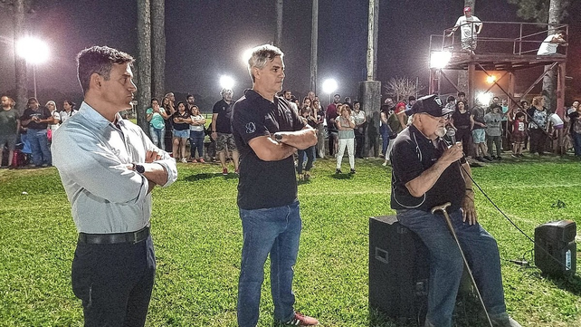 El presidente Jorge Rivadeneira y el vice