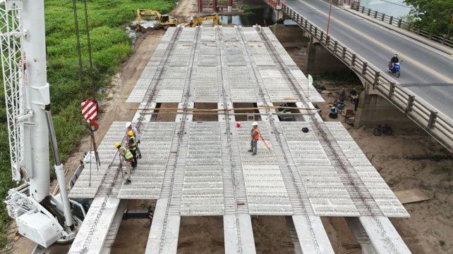 Los avances en la construcción del nuevo Puente Carretero