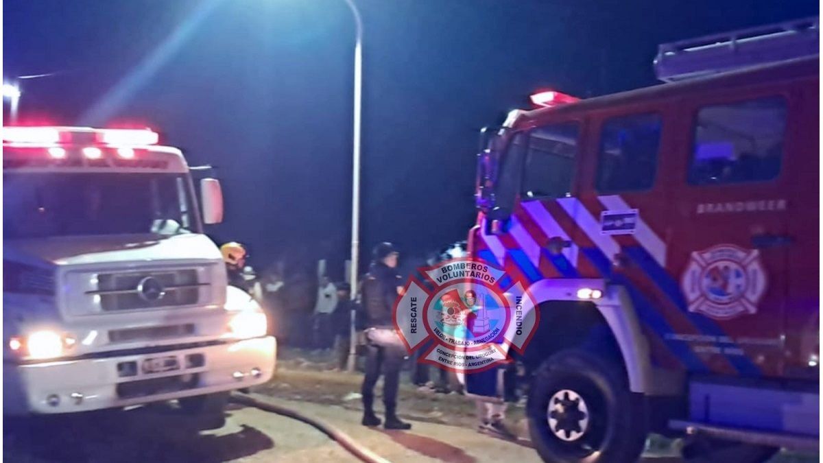 Concepción del Uruguay: murió una persona en un incendio en barrio La Tablada
