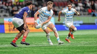 Los Pumas 7 vencieron a Francia 12-5 y ya están en cuartos de final.