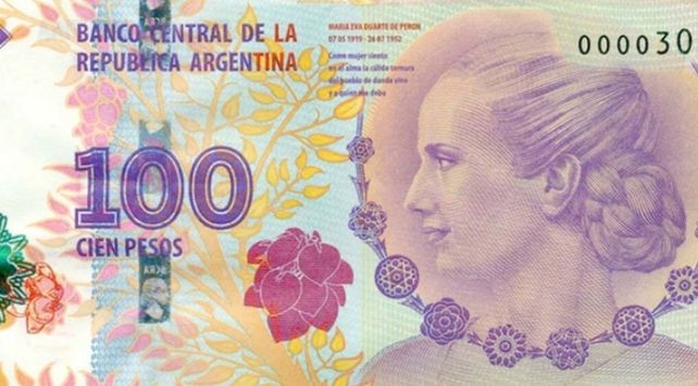 billete 100 pesos