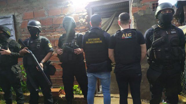 Allanamientos por el homicidio de Petaco Barrientos.