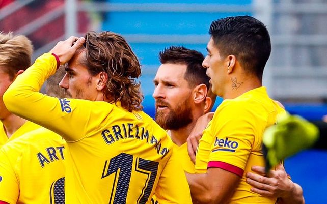 Lio Messi la rompió en la goleada del Barcelona