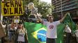 Hecho histórico. En los últimos 18 meses, cientos de brasileños reclamaron en las calles la salida de Dilma.
