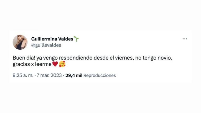 Guillermina Valdés dio precisiones sobre su relación con el arquero Javi García
