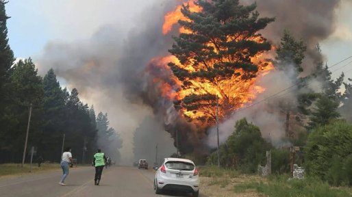 Incendios: refuerzan operativos en Epuyén, Atilio Viglione y El Pedregoso